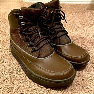 Náutica Mens Laced Boots Brown size 9